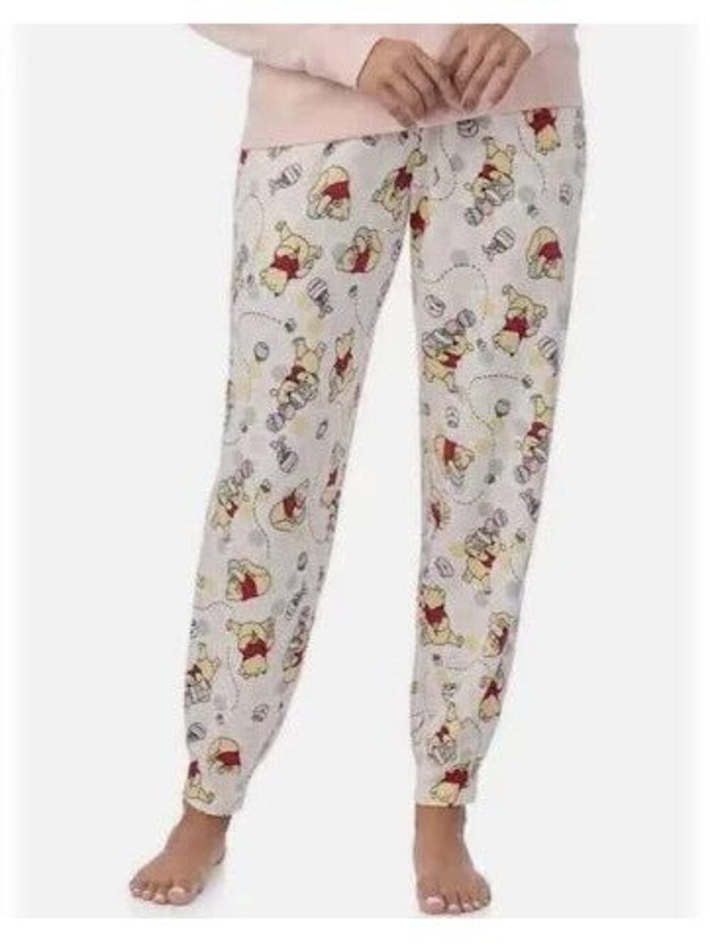 Disney's Winnie the Pooh All-Over Print Women's Sleep Pajama Pants - Size Medium